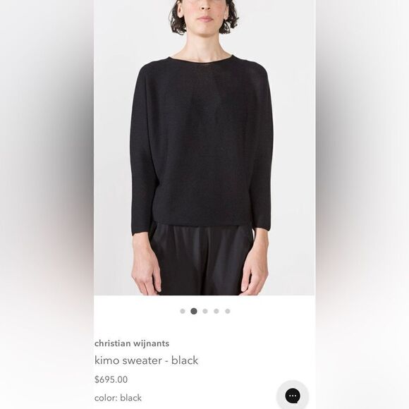 Christian Wijnants viscose sweater - black - Picture 2 of 11